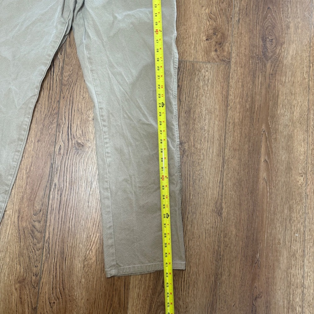 Wrangler‎ Tan Carpenter Pants Relaxed Fit Work Utility Mens 36x32 Jeans Cotton - Picture 7 of 12